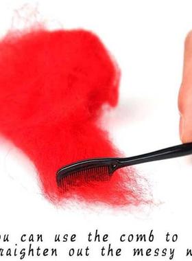 Needle Felting Kit 6 Colors Wool Roving Fabric Materials D