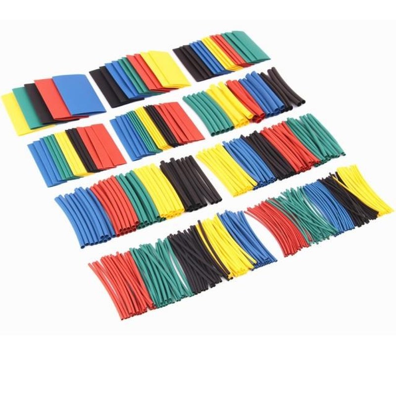 410Pcs Multicolor Heat Shrink Tubing 21 Halogen-Free 10Size