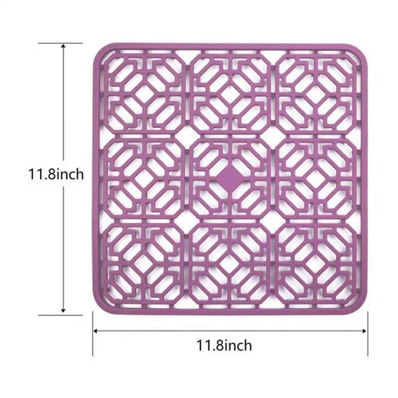 Silicone Kitchen Sink Mat, Great Sink Protector Grid Accesso