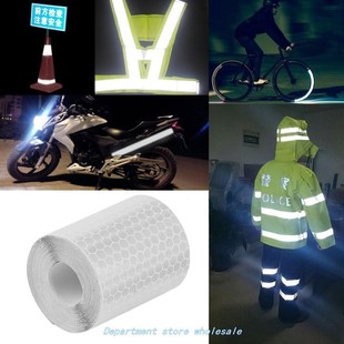 5cmx3m Safety Mark Reflective Tape Stickers Car-Styling Self