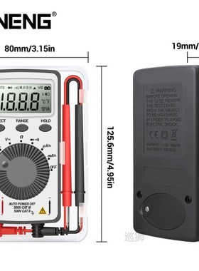 AN101 Mini digital multimeter multimetro tester DC/AC Voltag