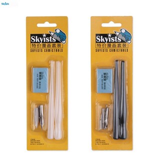 Dip Nibs Skyists Round Plastic Set Pen Nib