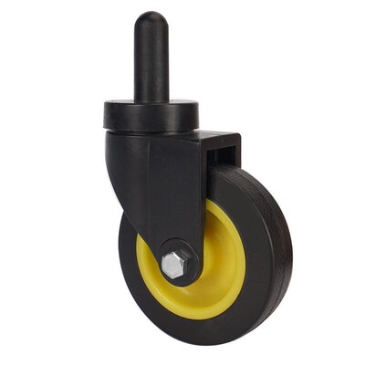 4 Pcs/Lot 3 Inch Pole Inserted Pvc Full Plastic Caster, Univ