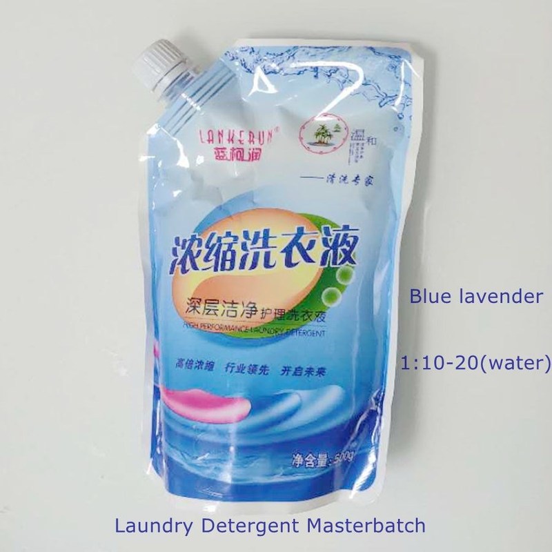 Concentrated laundry detergent core masterbatch material 500
