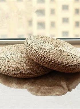 Tatami straw braid piaochuang meditation mat futon