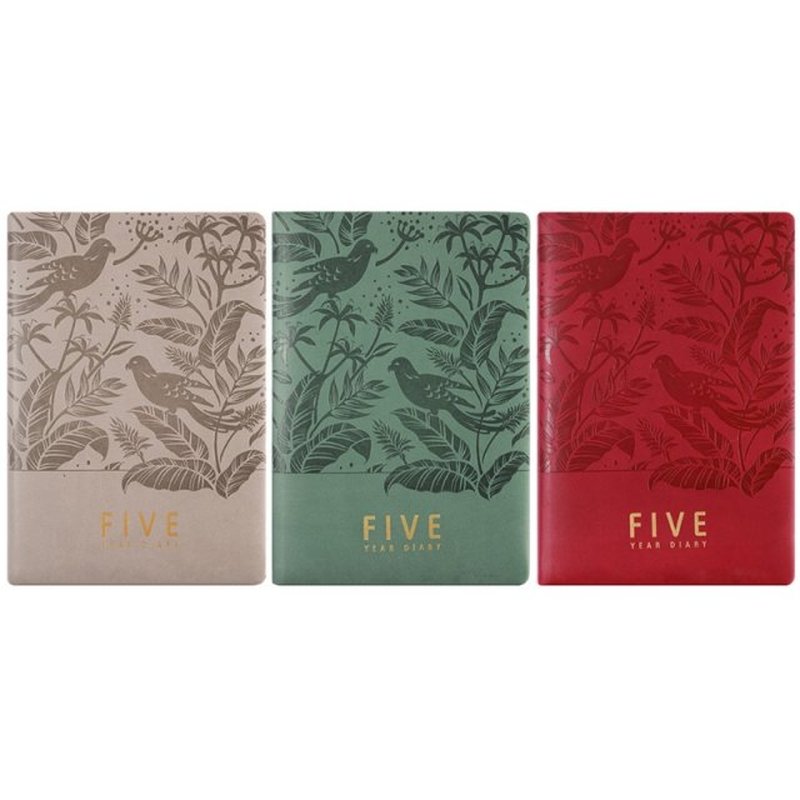Five Year Diary Notebook A5 Yearly Agenda Journal Business N