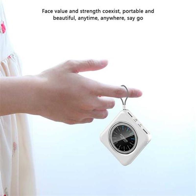 For iPhone Micro USB Type C 30000mAh Mini Mobile Charger Pow