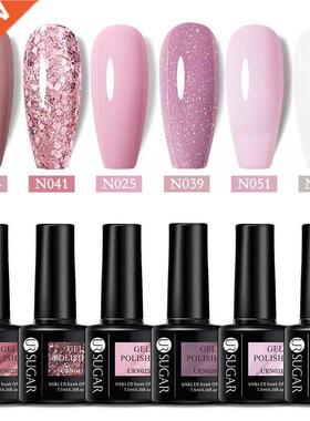 UR SUGAR 90 Color Nail Gel Polish Pink Soak Off UV Nail Art