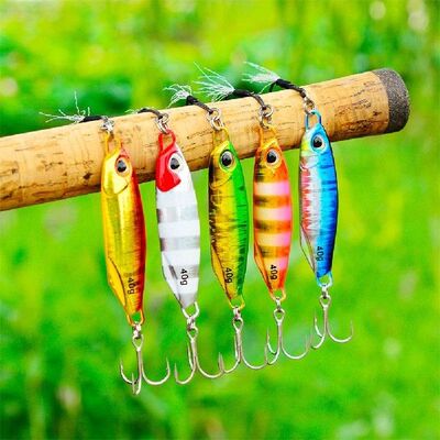 Lifelike Fishing Lure Replacement Metal Jig 40g Casting