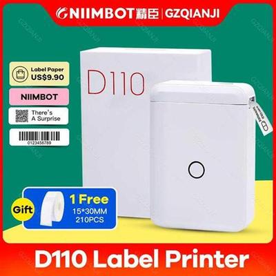 Niimbot D110 Paper Sticker Wireless Label Printer Pocket Han