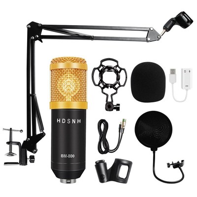 Professional Microfone Bm 800 With Pop Filter Bm 800 Studio