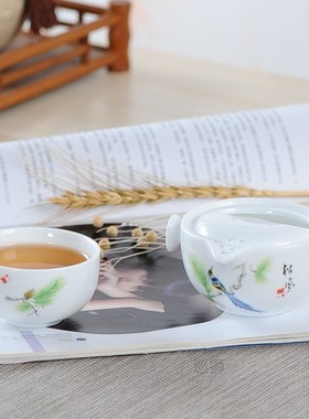 Ceramics Tea set Include 1 Pot 1 Cup, High quality elegant a