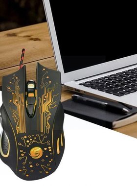 6 Buttons With Scroll Wheel Gamer Mice Wired Colorful Gaming