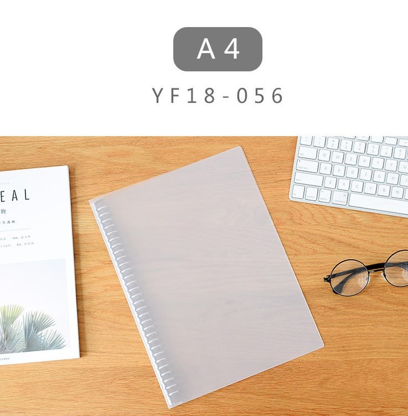 *Catena A4 B5 A5 Binder File Folder Transparent PP Docut Bag