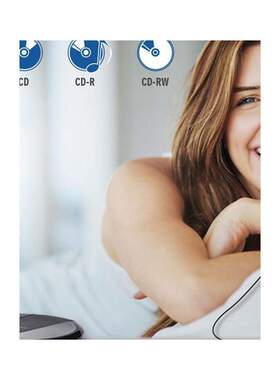 Portable CD Player Hifi with Hephones Walkman Player Shock