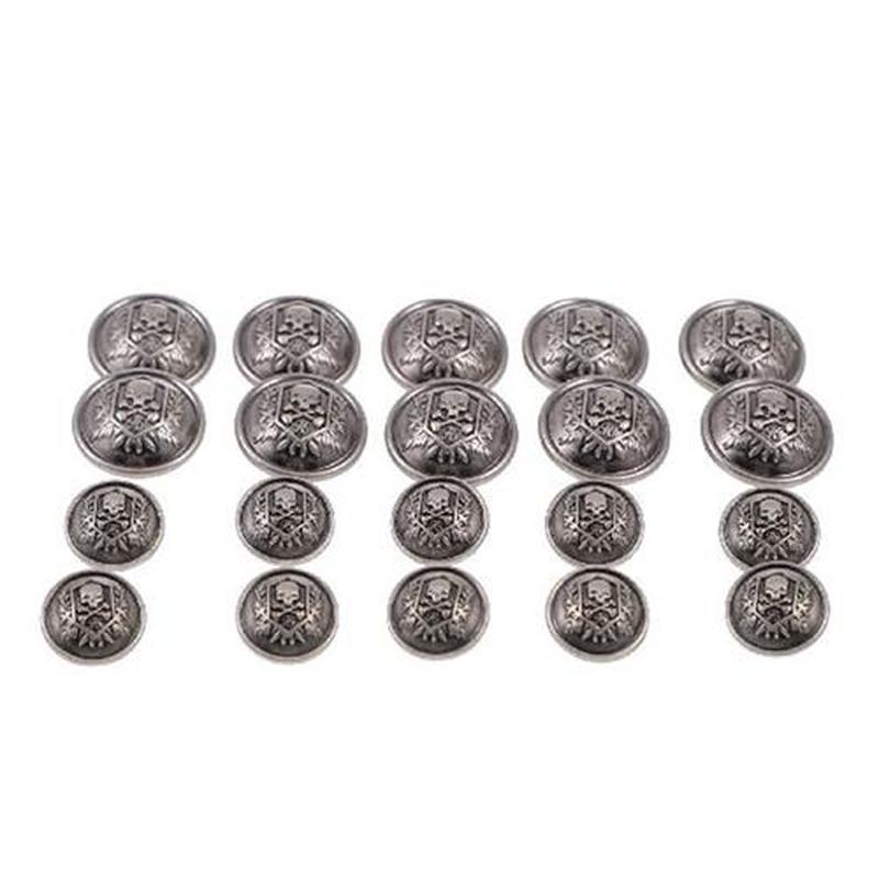 Buttons Button Metal Coat Sewing Replacement Decorative