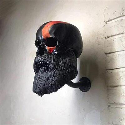 God War Motorcycle Helmet Rack Skull Helmet Holder