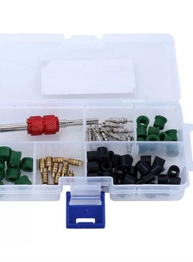 71Pcs Gasket Seal Ring Air-Conditioning A/C Valve Core Remov
