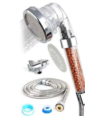 Hot Mineral Shower Head High Pressure With Filter,Handheld