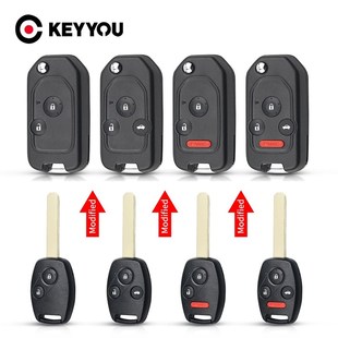 For Key Shell 2006 2011 Accord Car Honda Case Modified Civic
