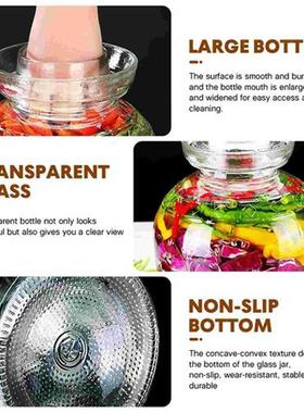 Traditional Chinese Fermenting Glass Jar Fermentation Crock