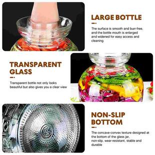 Traditional Chinese Fermenting Glass Jar Fermentation Crock