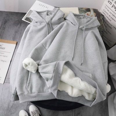 cec hoodie women winter plus velvet thick oversized sweatshi