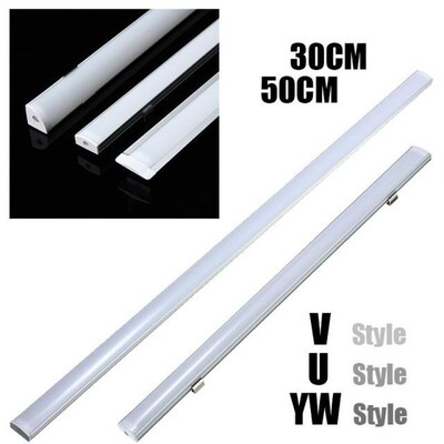 5/10Set 30/45/50cm U/V/YW-Style Shaped LED Bar Lights Alumin