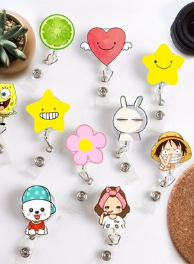 Hot Sales 1 Piece Top Quality Acrylic Retractable Nurse Badg