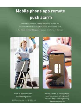 ZigBee Door Window Sensors Wireless Alarm Tuya APP Remote Mo