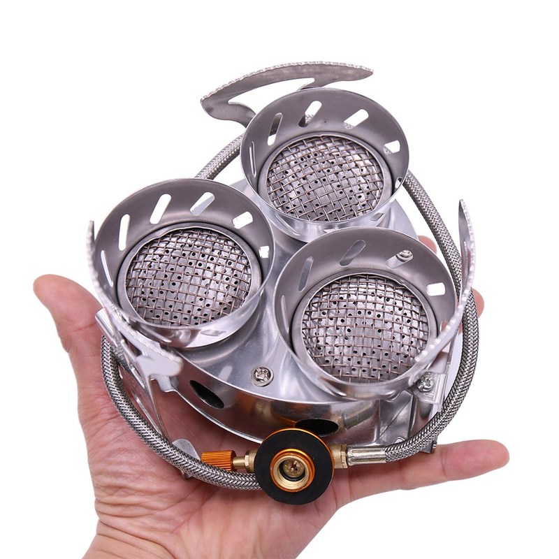 Gas-Burner Cookware Camping Oven 11000W Outdoor Windproof Hi