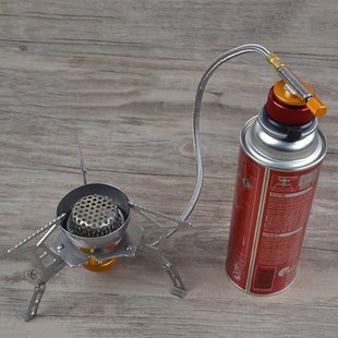 Camping Stove Burner Adaptor Conversion Outdoor Valve Connec