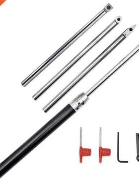 Wood Turning Tool Set Carbide Tipped Lathe Finisher/Rougher/
