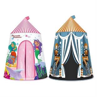 Portable Kids Play House Foldable Tent Prince Princess