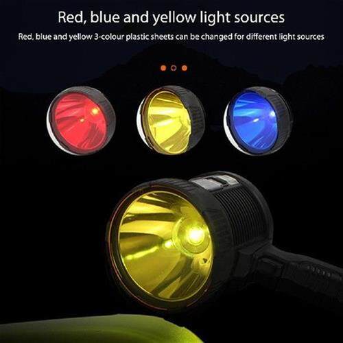 USB Long-range Flashlight Waterproof Soft Reflex Flashlight