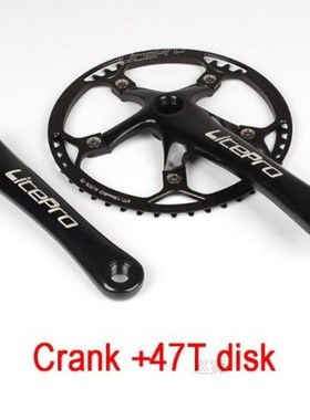 Litepro Bicycle Crankset Integrated Single Chainwheel Crank