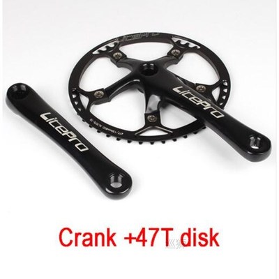 Litepro Bicycle Crankset Integrated Single Chainwheel Crank
