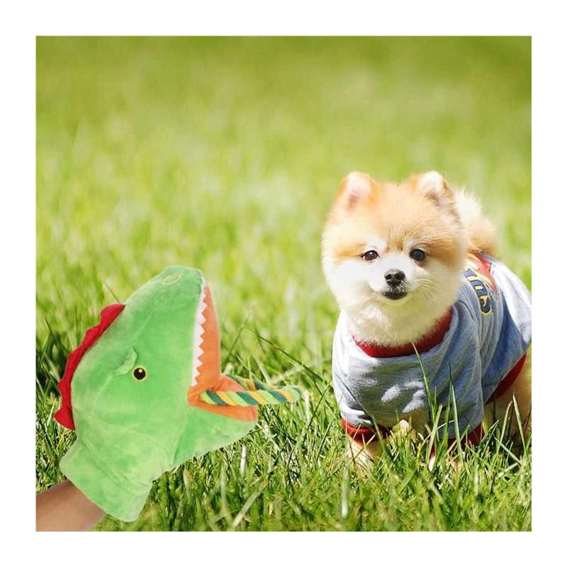 Funny Shark Crocodile Shaped Pet Dog Toy Puppy Chewing Plush
