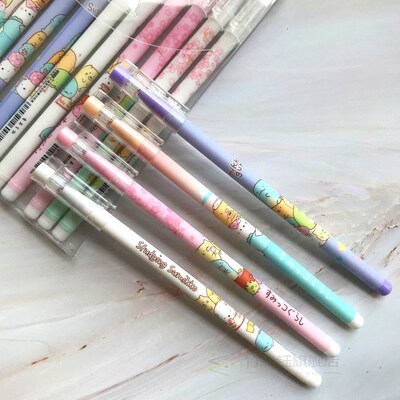 12 pcs/set Cute Cartoon Sumikko Gurashi Gel Pens Quick Dry
