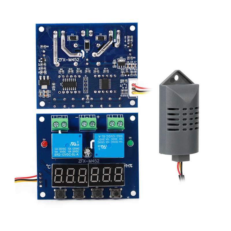 Temperature Controller Module XH-M452 DC 12V Dual Output Aut