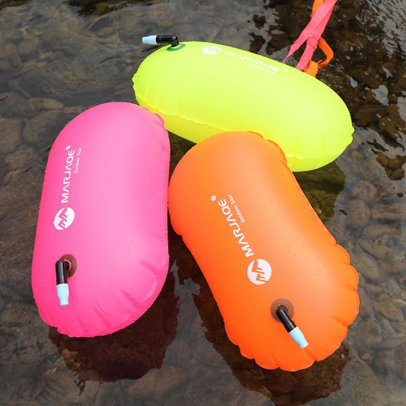 Safety PVC Swimming Buoy Multifunction Swim Drift Bag Air