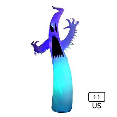 2022 New Inflated White Ghost Spooky Lighted Doll Holiday Li