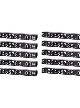 10 Sets Combined Price Labels Easy Installation Digits