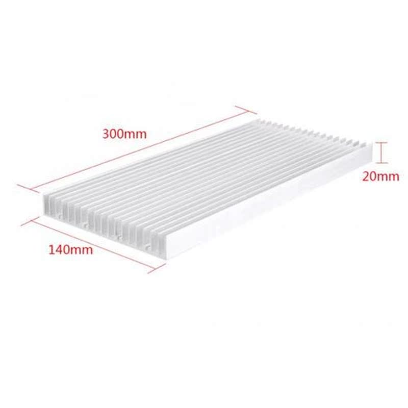 Aluminum Heat Sink 300*140*20MM Cooling Heatsink for High Po