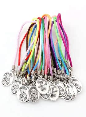 30pcs/lots Zinc alloy metal San Judas Tadeo Religion Pendan