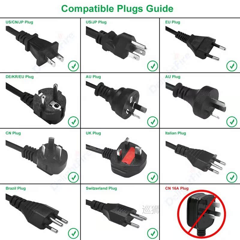 Universal EU Plug Converter EU Adapter 2 Round Pin Socket AU