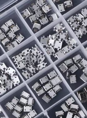 240 Pcs/box 24 Models Micro USB Connector Socket Jack USB Co