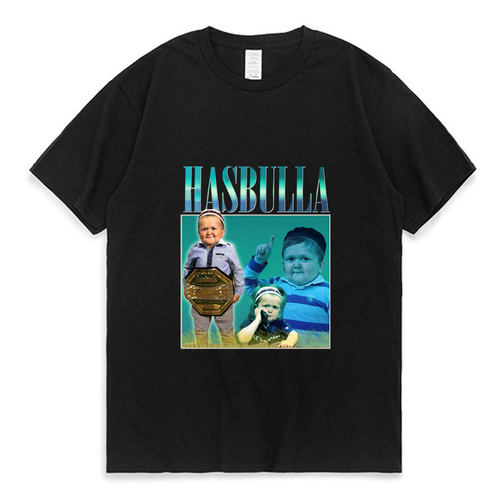 Hasbulla Fighting Meme T Shirt Men Women Mini Khabib Blogger