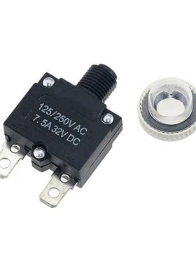 1PCS Thermal Switch Overload Protector Push Button 6A 7A 7.5