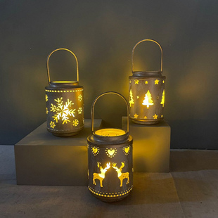 Candle Hanging Vintage Iron Lantern New 2021 Christmas
